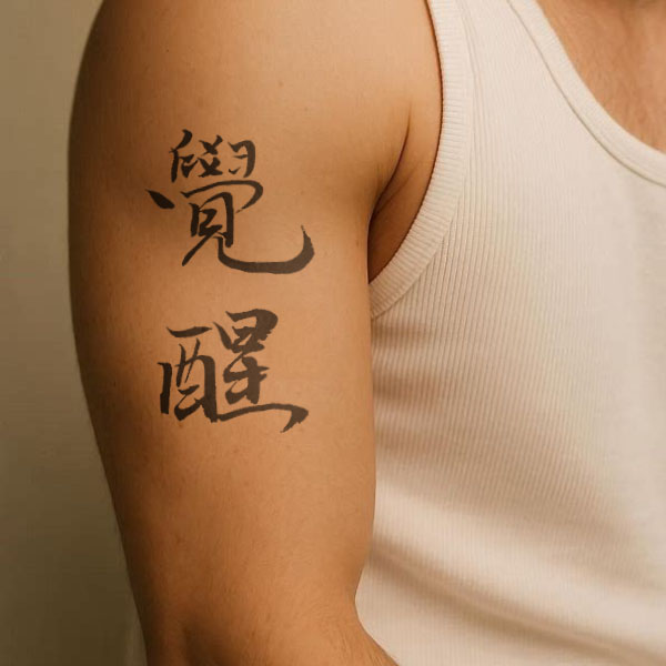 Chinese tattoo for awakening