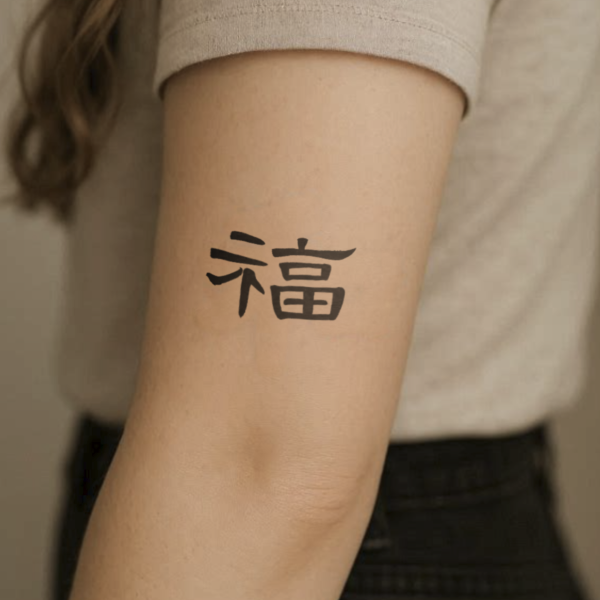 Chinese tattoo for blessing
