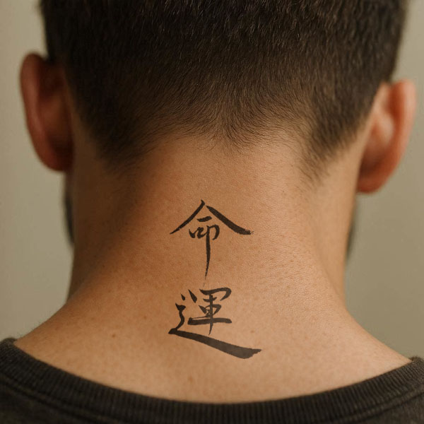 Chinese tattoo for destiny