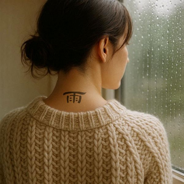 Chinese tattoo for rain